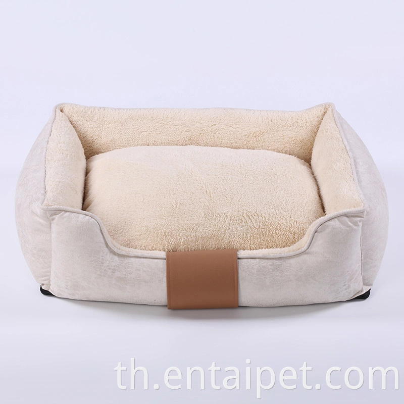ผลิตภัณฑ์ PET สินค้าฟุ่มเฟือยทนทานขายได้อย่างสะดวกสบายเตียงสุนัขสัตว์เลี้ยง